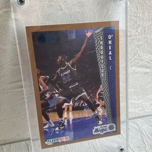 Fleer ‘92-‘93 Rookie Card Shaquille O’Neal Orlando Magic Basketball  Card 401